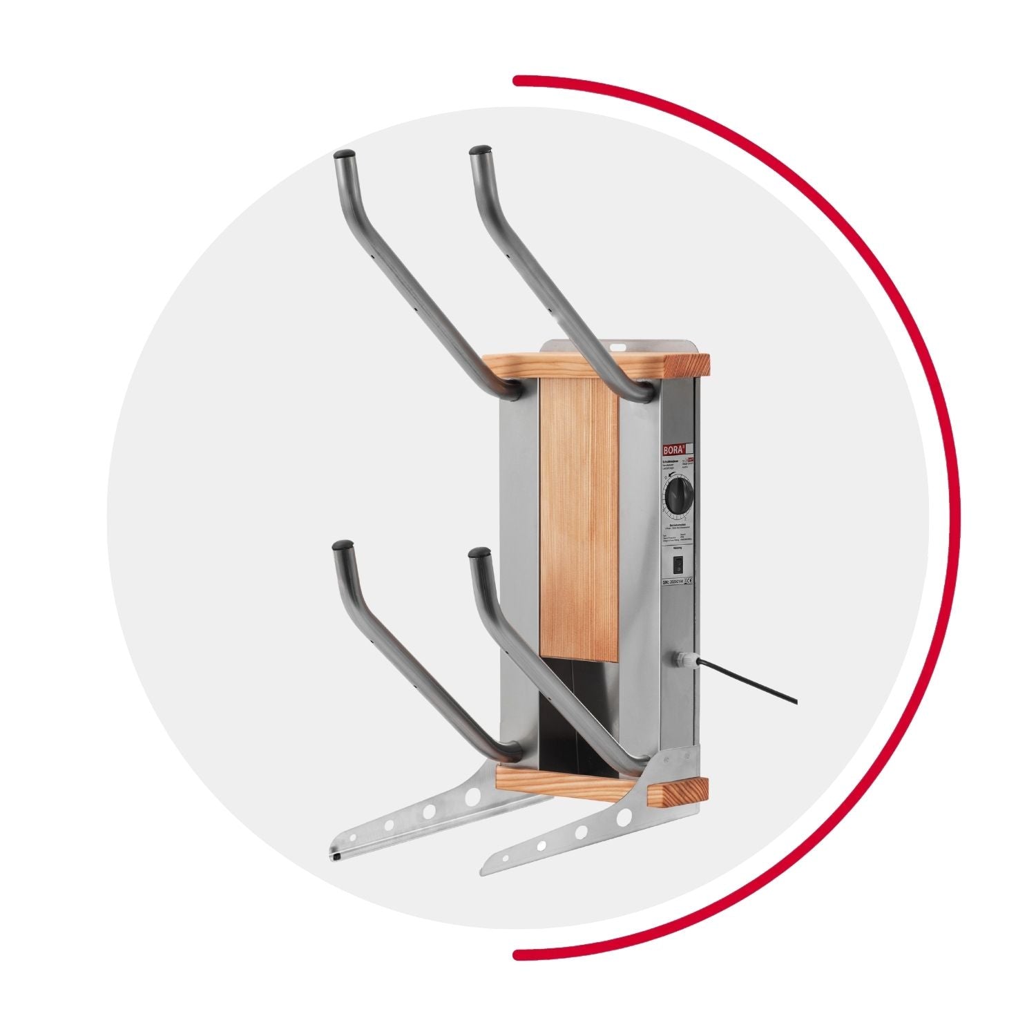 oskari BORA® 2 - Elektrischer Schuhtrockner für 2 Paar Schuhe - OSKARI mit Warmluft für Stiefel, Schuhe, Skischuhe, Fußballschuhe