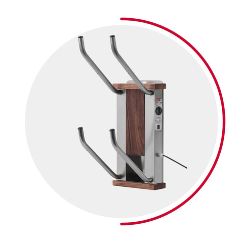 oskari BORA® 2 - Elektrischer Schuhtrockner für 2 Paar Schuhe - OSKARI mit Warmluft für Stiefel, Schuhe, Skischuhe, Fußballschuhe
